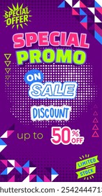 Editable Sale poster Template, Customizable Discount Poster Design 