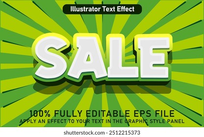 ARCHIVO EPS DE EFECTO DE TEXTO DE VENTA EDITABLE