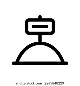 Editable lot for sale vector icon. Property, real estate, construction, mortgage, interiors. Part of a big icon set family. Perfect for web and app interfaces, presentations, infographics, etc