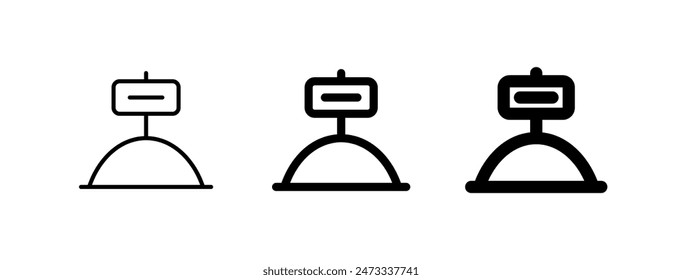 Editable lot for sale vector icon. Property, real estate, construction, mortgage, interiors. Part of a big icon set family. Perfect for web and app interfaces, presentations, infographics, etc