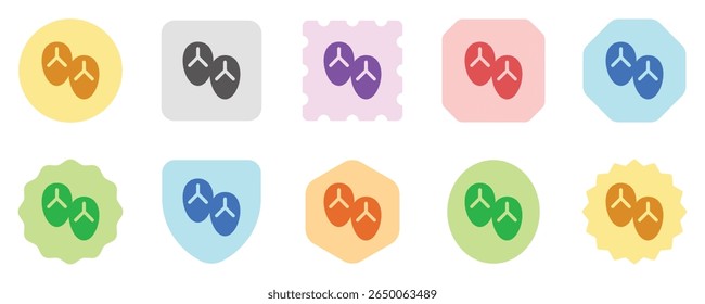 Editable sandals vector icon. Wellness, spa, relaxation. Part of a big icon set family. Perfect for web and app interfaces, presentations, infographics, etc