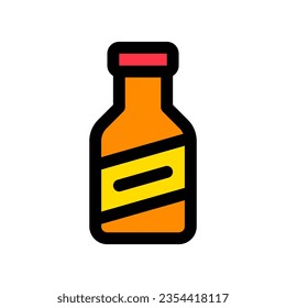 Editable sauce bottle vector icon. Part of a big icon set family. Perfect for web and app interfaces, presentations, infographics, etc