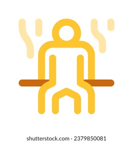Editable sauna, spa vector icon. Wellness, spa, relaxation. Part of a big icon set family. Perfect for web and app interfaces, presentations, infographics, etc