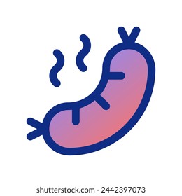 Editable sausage, hotdog vector icon. Part of a big icon set family. Perfect for web and app interfaces, presentations, infographics, etc