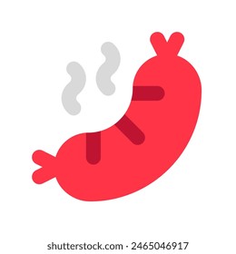 Editable sausage, hotdog vector icon. Part of a big icon set family. Perfect for web and app interfaces, presentations, infographics, etc