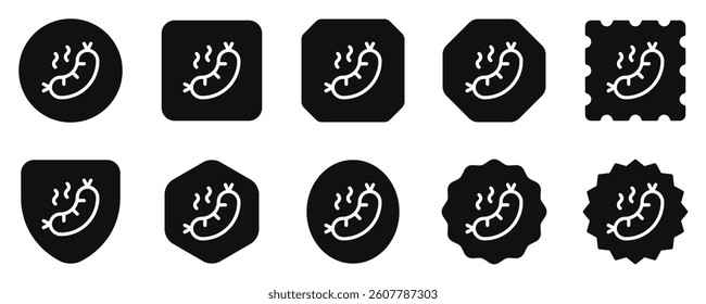 Editable sausage, hotdog vector icon. Part of a big icon set family. Perfect for web and app interfaces, presentations, infographics, etc