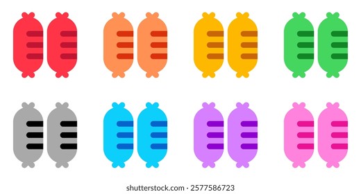 Editable sausages vector icon. Part of a big icon set family. Perfect for web and app interfaces, presentations, infographics, etc