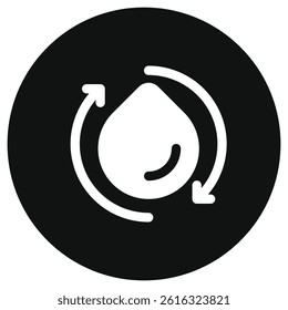 Editable save water, water conservation vector icon. Environment, ecology, eco-friendly. Part of a big icon set family. Perfect for web and app interfaces, presentations, infographics, etc