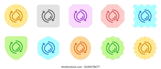 Editable save water, water conservation vector icon. Environment, ecology, eco-friendly. Part of a big icon set family. Perfect for web and app interfaces, presentations, infographics, etc