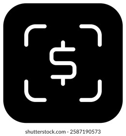 Editable scan to pay, target profit vector icon. Part of a big icon set family. Finance, business, investment, accounting. Perfect for web and app interfaces, presentations, infographics, etc