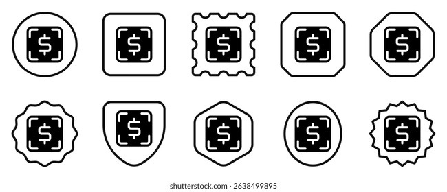 Editable scan to pay, target profit vector icon. Part of a big icon set family. Finance, business, investment, accounting. Perfect for web and app interfaces, presentations, infographics, etc