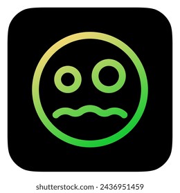 Editable scared face expression emoticon vector icon. Part of a big icon set family. Part of a big icon set family. Perfect for web and app interfaces, presentations, infographics, etc