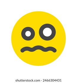 Editable scared face expression emoticon vector icon. Part of a big icon set family. Part of a big icon set family. Perfect for web and app interfaces, presentations, infographics, etc