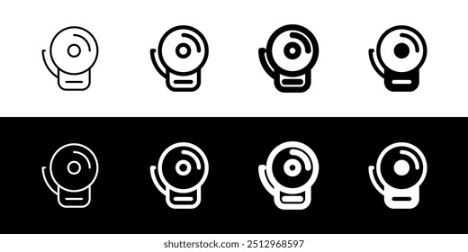 Editable school bell vector icon. School, education, equipment. Part of a big icon set family. Perfect for web and app interfaces, presentations, infographics, etc