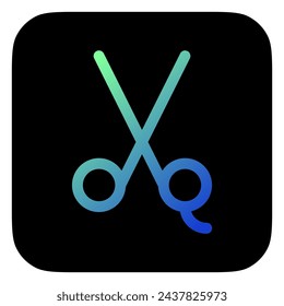 Editable scissors vector icon. Barbershop, lifestyle, grooming. Part of a big icon set family. Perfect for web and app interfaces, presentations, infographics, etc