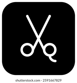 Editable scissors vector icon. Barbershop, lifestyle, grooming. Part of a big icon set family. Perfect for web and app interfaces, presentations, infographics, etc