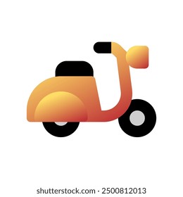 Editable scooter vector icon. Vehicles, transportation, travel. Part of a big icon set family. Perfect for web and app interfaces, presentations, infographics, etc
