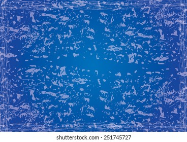 Editable scratched color background with grunge pattern