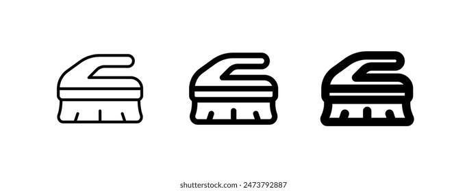 Editable scrub brush vector icon. Part of a big icon set family. Perfect for web and app interfaces, presentations, infographics, etc