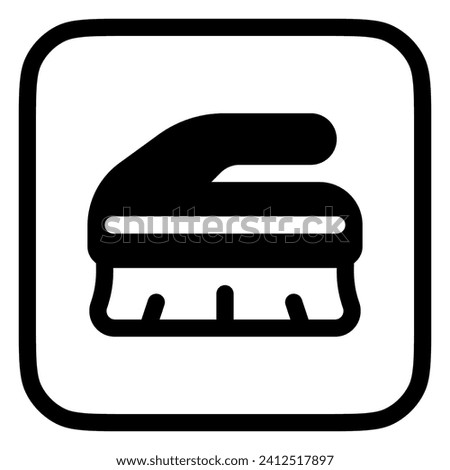 Editable scrub brush vector icon. Part of a big icon set family. Perfect for web and app interfaces, presentations, infographics, etc