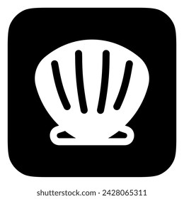 Editable sea shell vector icon. Part of a big icon set family. Perfect for web and app interfaces, presentations, infographics, etc