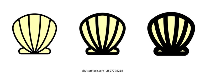 Editable sea shell vector icon. Part of a big icon set family. Perfect for web and app interfaces, presentations, infographics, etc