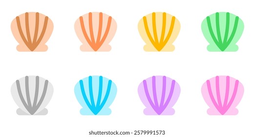 Editable sea shell vector icon. Part of a big icon set family. Perfect for web and app interfaces, presentations, infographics, etc