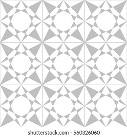 Editable Seamless Geometric Pattern Tile with Batik design