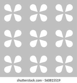 Editable Seamless Geometric Pattern Tile with Floral Concept