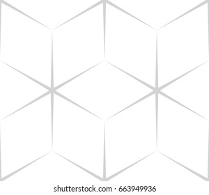 Editable Seamless Geometric Vector Tile for Hexagonal Pattern Background