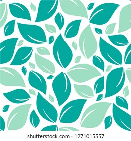 editable seamless vector pattern, modern concept, nature texture, floral pattern
