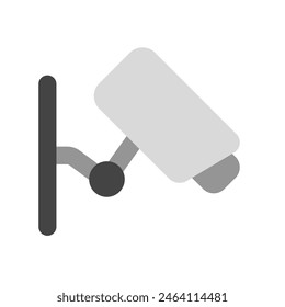 Editable security camera, CCTV vector icon. Property, real estate, construction, mortgage, interiors. Part of a big icon family. Perfect for web and app interfaces, presentations, infographics, etc