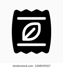 Editable seed bags, fertilizer vector icon. Gardening, landscaping, horticulture. Part of a big icon set family. Perfect for web and app interfaces, presentations, infographics, etc
