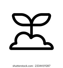 Editable seedling, plant vector icon. Nature, gardening, farming. Part of a big icon set family. Perfect for web and app interfaces, presentations, infographics, etc