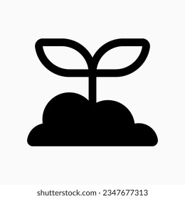 Editable seedling, plant vector icon. Nature, gardening, farming. Part of a big icon set family. Perfect for web and app interfaces, presentations, infographics, etc