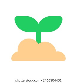 Editable seedling, plant vector icon. Nature, gardening, farming. Part of a big icon set family. Perfect for web and app interfaces, presentations, infographics, etc