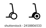 Editable segway scooter vector icon. Vehicles, transportation, travel. Part of a big icon set family. Perfect for web and app interfaces, presentations, infographics, etc