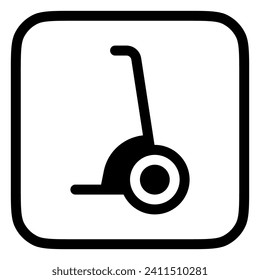 Editable segway scooter vector icon. Vehicles, transportation, travel. Part of a big icon set family. Perfect for web and app interfaces, presentations, infographics, etc