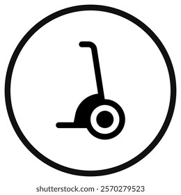 Editable segway scooter vector icon. Vehicles, transportation, travel. Part of a big icon set family. Perfect for web and app interfaces, presentations, infographics, etc