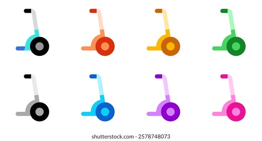 Editable segway scooter vector icon. Vehicles, transportation, travel. Part of a big icon set family. Perfect for web and app interfaces, presentations, infographics, etc