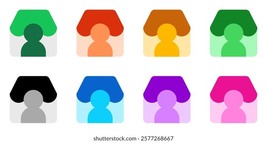 Editable seller, merchant, user vector icon. Part of a big icon set family. Perfect for web and app interfaces, presentations, infographics, etc