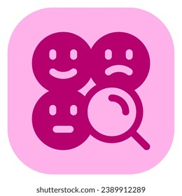 Editable sentiment analysis, emotion vector icon. AI technology, artificial intelligence, computer. Part of a big icon set family. Perfect for web and app interfaces, presentations, infographics, etc