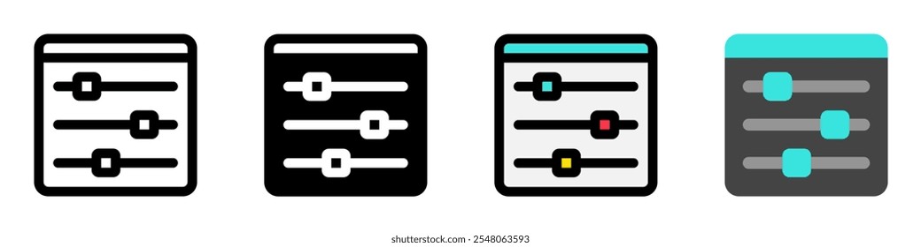 Editable setting, preferences, configuration vector icon. Part of a big icon set family. Perfect for web and app interfaces, presentations, infographics, etc