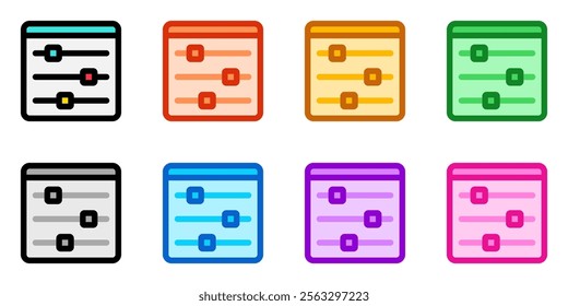 Editable setting, preferences, configuration vector icon. Part of a big icon set family. Perfect for web and app interfaces, presentations, infographics, etc