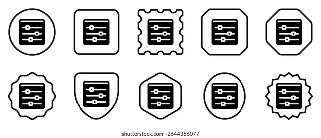 Editable setting, preferences, configuration vector icon. Part of a big icon set family. Perfect for web and app interfaces, presentations, infographics, etc
