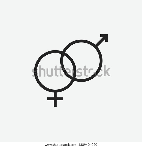 Editable Sex Line Art Icon Using Vetor Stock Livre De Direitos