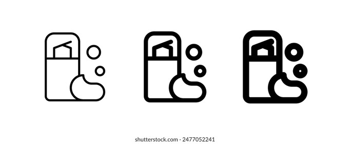 Editable shaving cream vector icon. Barbershop, lifestyle, grooming. Part of a big icon set family. Perfect for web and app interfaces, presentations, infographics, etc