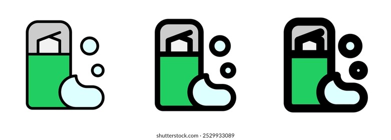 Editable shaving cream vector icon. Barbershop, lifestyle, grooming. Part of a big icon set family. Perfect for web and app interfaces, presentations, infographics, etc