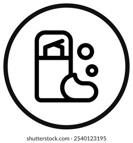Editable shaving cream vector icon. Barbershop, lifestyle, grooming. Part of a big icon set family. Perfect for web and app interfaces, presentations, infographics, etc