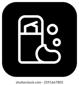 Editable shaving cream vector icon. Barbershop, lifestyle, grooming. Part of a big icon set family. Perfect for web and app interfaces, presentations, infographics, etc